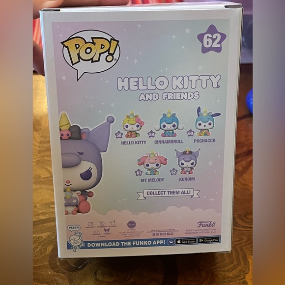 Funko Pop! #62 Kuromi Unicorn Party Hello Kitty Sanrio Vinyl Figure - Picture 6 of 8